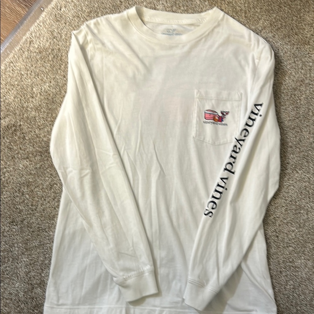Vineyard Vines White Long Sleeve Shirt